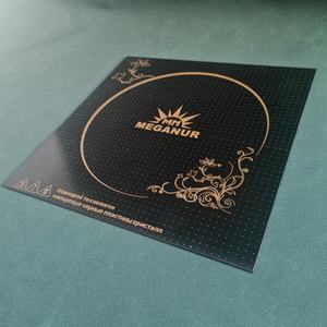 Personnaliser des plaques de verre céramique noir à l'échelle nanométrique de 4 mm 6 mm, résistantes aux hautes températures, panneau de verre microcristallin, certification 3C - Product Image 1