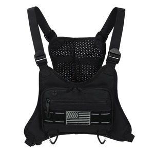 Yeni Taktik Göğüs Çantası Açık Hava Sporları Yeleği Göğüs Askılı Koşu Yeleği Çantası Erkekler İçin - Product Image 1