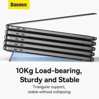 Support pour ordinateur portable Baseus, support pour clavier d'ordinateur, mini support portable pour ordinateur portable, supports pour Macbook, Xiaomi, ordinateur portable, support en aluminium