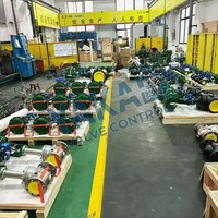 Vanne à boisseau sphérique à commande par port en V, directement de l'usine, en acier inoxydable 304 316 361L CF8M, classe 300, DN100, à débit égalitaire, classe VI