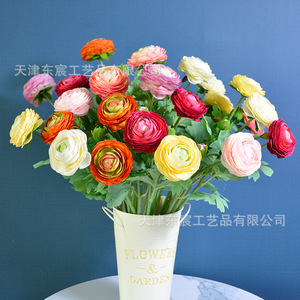 Lys artificiel Dongchen Crafts, tige unique, fleur de lotus à mille pétales, pour décoration de maison et de mariage - Product Image 4
