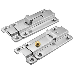Choose Me Automatic <b>Spring</b> Bolt Lock Plated Stainless Steel Thickened Easy Installation for <b>Door</b> Security - Product Image 3