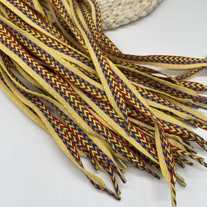 Couleurs Polyester <span class=keywords><strong>Lacets</strong></span> Ethnique Polyester Cordon pour Sweat À Capuche Cordon 1.5 <span class=keywords><strong>cm</strong></span> Ethnique Plat Cordon - Product Image 2