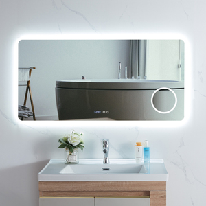 Espejos de baño iluminados con enchufe de afeitadora espejo de baño de aumento iluminado espejos iluminados para baños - Product Image 4