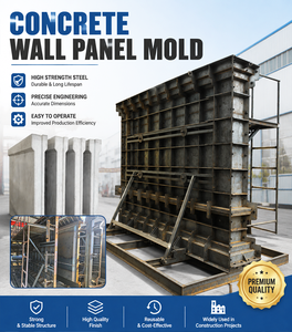 Moule en acier pour mur de soutènement en <span class=keywords><strong>béton</strong></span> en forme de L, moule <span class=keywords><strong>préfabriqué</strong></span> pour <span class=keywords><strong>clôture</strong></span>, panneaux de protection de pente, prix de gros usine - Product Image 6