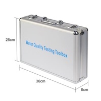 Kit de test de la qualité de l'eau portable A42-8, testeur multiparamètres TDS, pH, chlore, boîte à outils pour l'eau potable, la piscine, l'aquarium, l'utilisation domestique