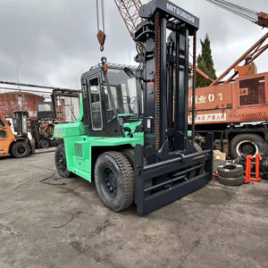 Montacargas Diésel Mitsubishi FD150 Usado de 15 Toneladas, Motor Original, Tracción 4x4, Mástil de Una/Tres Etapas, Longitud de Horquilla de 3254 mm, Color Verde, en Venta - Product Image 1