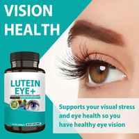 Complément Alimentaire Quotidien pour les Yeux à Marque Blanche : 120 Capsules Végétales de Lutéine, Zeaxanthine et Astaxanthine