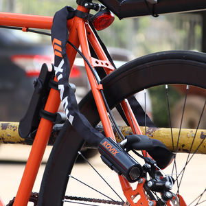 Sélection de la fonction d'alarme Bras/Désarmer Accessoires de cycle Serrure à chaîne Petite chaîne Serrure à main pour vélo - Product Image 2