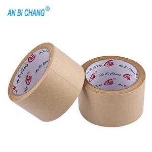 Ruban adhésif acrylique simple face de couleur personnalisée auto-application ruban d'épissure en papier kraft imperméable résistant <span class=keywords><strong>à</strong></span> la chaleur pour sceller les cartons - Product Image 1