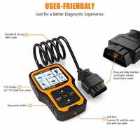 Herramienta de diagnóstico automotriz OBD 2, autoescáner OM126 EOBD JOBD OBD2, Analizador de motor profesional