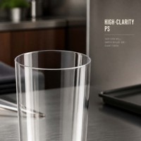 Gobelet en plastique jetable de 200 ml avec couvercle plat, impression épaisse, logo personnalisé, fabriqué en Chine