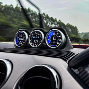 Medidor Triple LARIDAS para Mustang S550, Consola Central de Alto Rendimiento, Indicador Ajustable de 7 Tipos de Color, 2015-2023 - Product Image 4