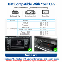CodeLynk Lecteur DVD de voiture, décodeur CarPlay sans fil pour Volkswagen Golf Skoda système MIB/MIB2, Android Auto sans fil, Airplay