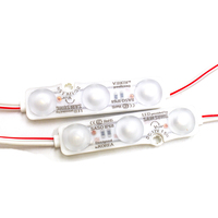 Module LED Samsung 12V 1.5W Monochrome Étanche SMD5730 à Injection Certifié ROHS pour Éclairage Extérieur Vert avec Design Coréen