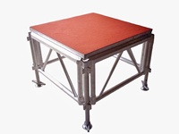 Omegatruss – Scène modulaire en alliage d'aluminium 4x4 pieds, système de plateforme portable pour événements extérieurs et mariages, capacité de charge 900 kg, montage rapide