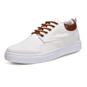 Chaussures décontractées en toile pour hommes, légères, à lacets, couleur unie, tendance, grandes tailles 39-48, vente en gros - Product Image 5