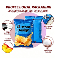 Gulungan Film Cetak Kustom - Film Laminasi Cetak Gravure untuk Kemasan Keripik Kentang & Makanan Ringan
