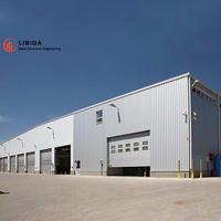 Entrepôt préfabriqué en acier galvanisé pour la construction industrielle légère / Atelier à structure métallique - Entrepôt Libida Europe