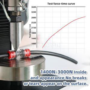 10/8mm connettore dritto Microduct connettore Push Fit per il tubo di telecomunicazione in fibra ottica Microduct accoppiatore - Product Image 6