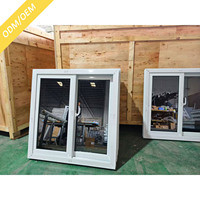 Fenêtres et portes coulissantes horizontales à double vitrage en PVC modernes avec isolation thermique et insonorisation pour usage extérieur