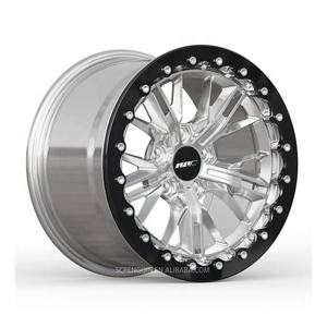 Jantes Roc Custom ZL1 Beadlock 17 18 pouces pour Muscle Car, forgées 5x120 pour Camaro SS ZR1 ZL1 - Product Image 1