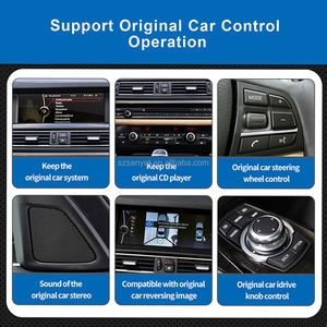 Système Linux <span class=keywords><strong>Apple</strong></span> CarPlay Android Auto Écran tactile F30 pour BMW F02 F06 F15 F20 F22 F25 F31 F32 NBT CIC Multimédia Audio - Product Image 3