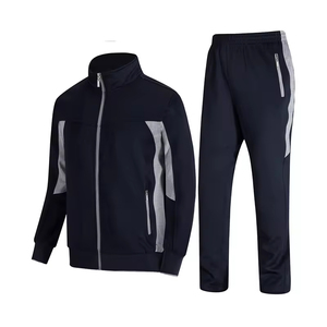 <span class=keywords><strong>Tuta</strong></span> Sportiva Personalizzata per Uomo <span class=keywords><strong>con</strong></span> Design Riflettente sul Retro, Grandi Tasche <span class=keywords><strong>con</strong></span> Zip, Polsini a Costine, Completi all'Ingrosso - Product Image 4