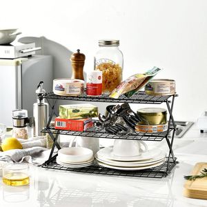 Étagères métalliques empilables personnalisées, organisateurs de cuisine, support à épices blanc pour garde-manger et placard - Product Image 4