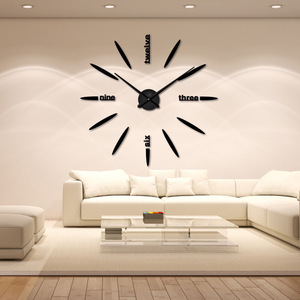 Orologio da parete in acrilico fai-da-te creativo soggiorno decorazione da parete di <span class=keywords><strong>grandi</strong></span> <span class=keywords><strong>dimensioni</strong></span> adesivi da parete con orologio minimalista nordico - Product Image 4