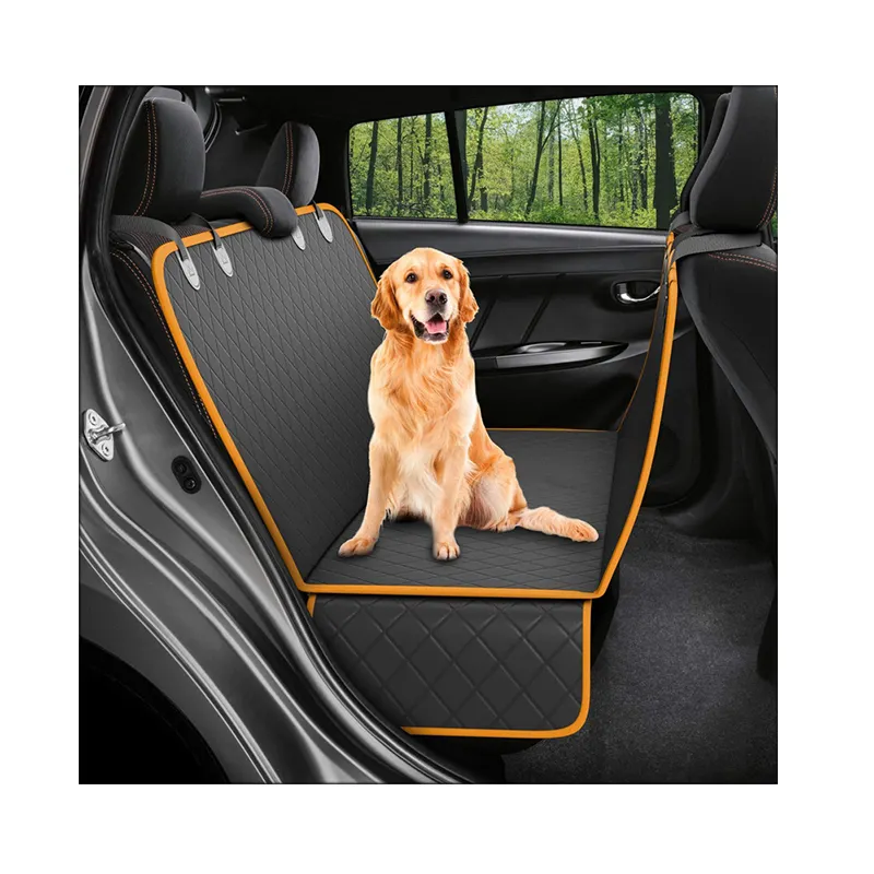2024 Best Seller New Design Waterproof Pet Travel Car Seat Cover Dog and Cat Backseat Cover for Cars Pet Car Mat