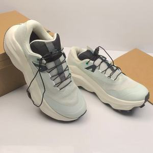 Luxury <b>Breathable</b> Mesh Lace-Up Sports Walking <b>Shoes</b> for <b>Men</b> with Retro Style Genuine Leather Upper Flat Design - Product Image 6