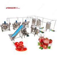 Usine de transformation de la purée de tomates pour la production de sauce de concentré de tomates, vente chaude industrielle