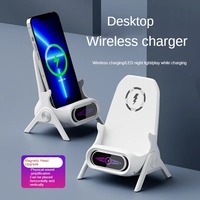 2025 Siège paresseux multifonctionnel innovant avec chargeur sans fil et support magnétique pour téléphone portable, pour diffusion TV et transfert de données