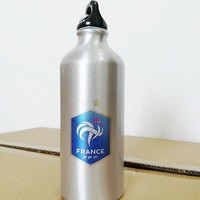 Qatar Brésil Argentine France Pays-Bas Portugal Espagne Sports Aluminium 600ml Bouteille d'eau anti-fuite sans BPA personnalisable