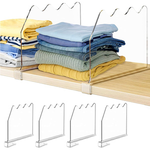 Có Thể Điều Chỉnh Trong Suốt Nhựa Tùy Chỉnh Màu Sắc Túi Xách Tổ chức Lưu Trữ Tủ Kệ Chia Có Thể Tháo Rời Tủ Sách Kệ Sách - Product Image 1