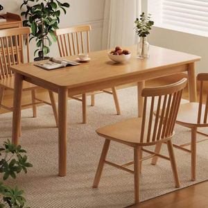 Modern <b>Foldable</b> Wooden <b>Dining</b> <b>Table</b> with Customizable Design - Product Image 3