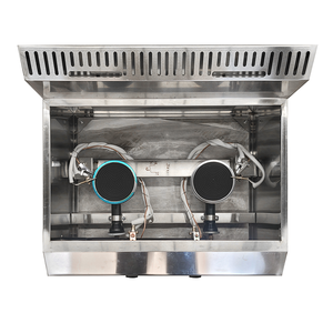 <span class=keywords><strong>Friteuse</strong></span> commerciale à double réservoir d'huile de grande capacité avec coin rond pour remorque alimentaire - Product Image 3