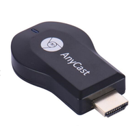 Lecteur multimédia sans fil Anycast M9 Plus d'origine, dongle d'affichage WiFi 5G pour ordinateur portable et téléviseur