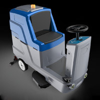 Autolaveuse autoportée résistante à la corrosion P1 avec raclette en aluminium en matériau importé pour stades sportifs/gymnases/environnements difficiles