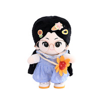 Ensemble de poupées en peluche personnalisées, personnages de dessin animé, bricolage doux, amovibles, OEM, ODM, poupée en peluche personnalisée