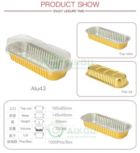 Hộp Đựng Dùng Một Lần Có Thể Tháo Rời Cốc Pudding Caramel Nhiều Màu Hộp Đựng Bánh Muffin Bằng Nhôm Dụng Cụ Làm Bánh & Làm Bánh Ngọt - Product Image 6