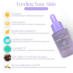 レチノール抗老化抗しわファーミング保湿フェイスリフトセラム3% AHA + 1% 亜鉛ファーミングフェイスセラム - Product Image 2