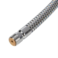 Tuyau de douche à main flexible en argent moderne de haute qualité tuyau de robinet de cuisine en acier inoxydable