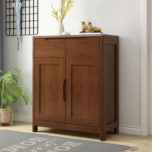 Solid Wood Shoe <b>Cabinet</b> Minimalist Design Entryway Storage <b>Cabinet</b> For Home Use - Product Image 1