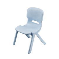 Chaise d'étude portable moderne en plastique pour enfants avec design ergonomique, légère et durable pour la maison, l'école, la chambre et l'intérieur