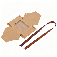 Emballage alimentaire en carton ondulé kraft anti-graisse recyclé Ruigu pour la restauration, poulet frit, gâteaux, bougies, logo personnalisé