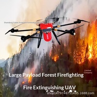 Drone de sauvetage pour la lutte contre les incendies forestiers, largage automatique, fonctionnalités intelligentes, batterie au lithium, capacité de charge de 10 à 100 kg