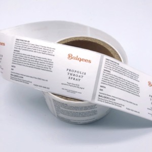 Biểu Tượng Tùy Chỉnh Không Thấm Nước Tự Dính Nhãn Cho Chăm Sóc Sức Khỏe Sản Phẩm Chai Mật Ong Lọ Và Bao Bì Nhãn - Product Image 3