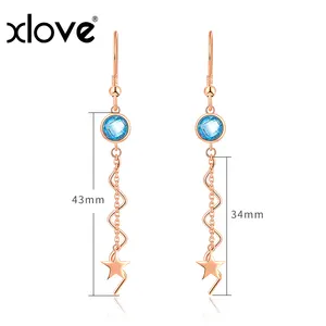 Good Selling S925 Silver Diamond Drop Earring Fine Jewelry Zircon Earrings Jewelry For Women